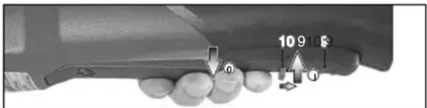 METABO W 9115 - Maschinen mit „Paddle-Schalter“ (mit Totmannfunktion): - 1