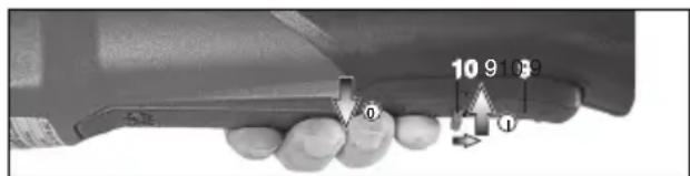 METABO W 9115 - Mõlalülitiga masinad (pideva vajutamise funktsioon): - 1