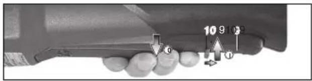 METABO W 9115 - Irankiai su slankiuoju jungikliu: - 2