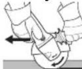 METABO W 9115 - Abrazyvinis pjovimas: - 1