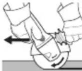 METABO W 9115 - Жылмалоочу тегерек менен кесүү: - 1