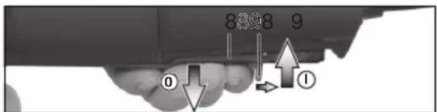 METABO W 850115 - Mašinas ar lápstinveida sledzi (ar blokešanas funkiju arkartas gadijumiem): - 1