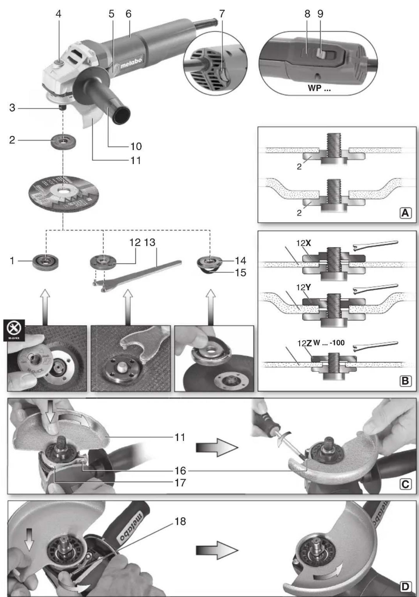 METABO W 850125 SET - 1