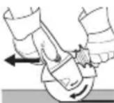 METABO W 850125 SET - Troncatura alla mola: - 1