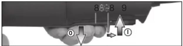 METABO W 850125 SET - Irankiai su neužsifiksuojančiu jungikliu (su automatinio išjungimo funkcija): - 1