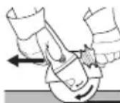 METABO W 850125 SET - Przechinanie: - 1