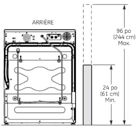 GE GFW490RPKDG - EXIGENCES DE VIDANGE - 1