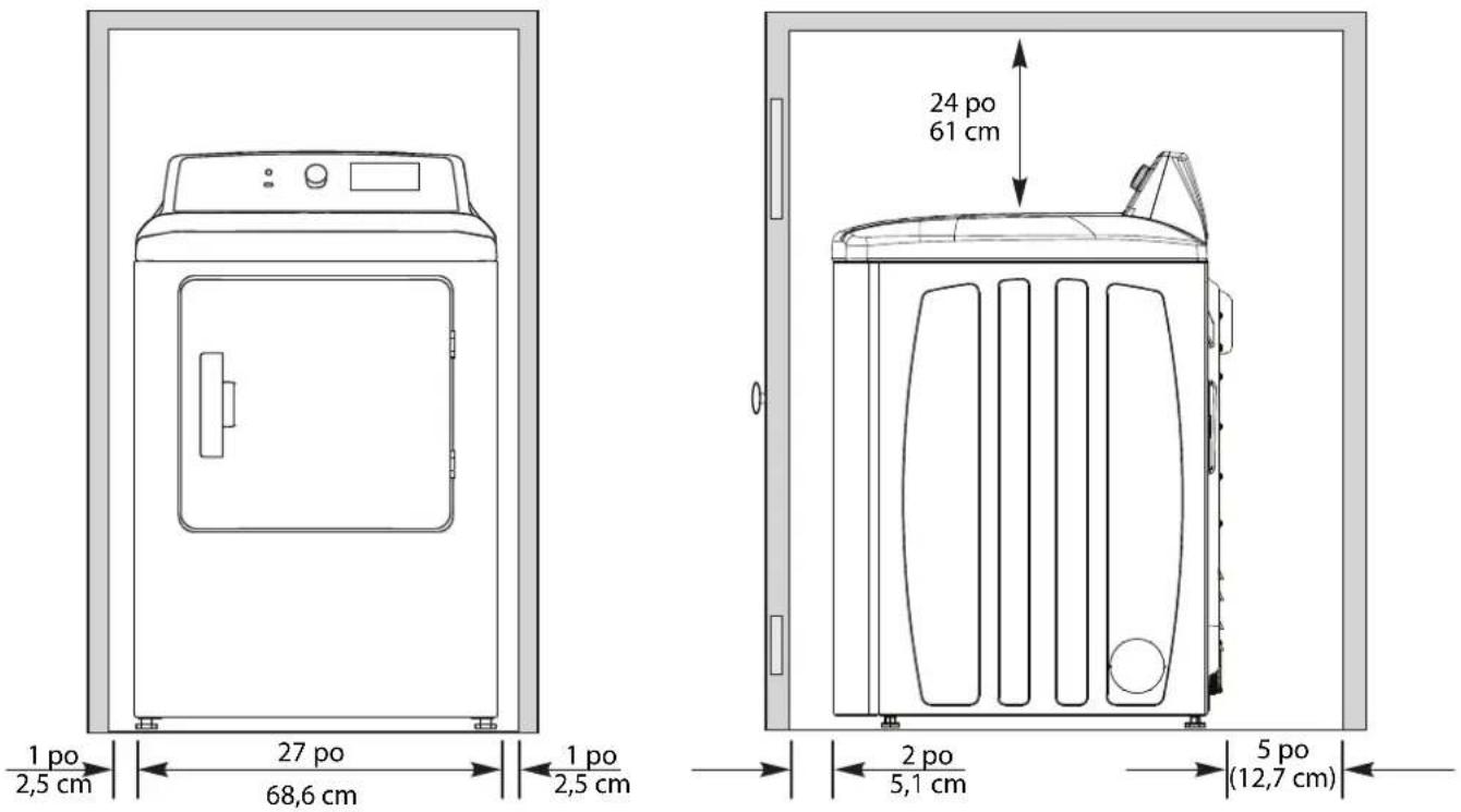 INSIGNIA NSFDRG67WH8A - Installation de la sécheuse et de la machine à laver côte à côte - 1