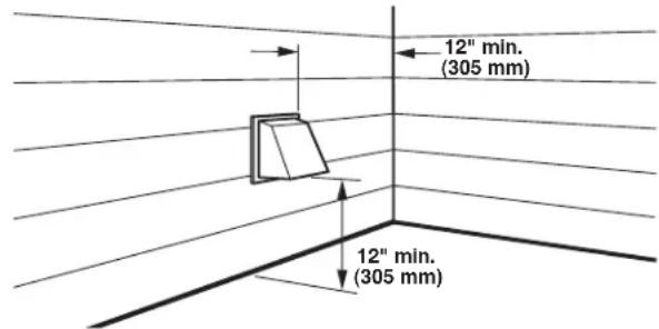 AMANA NEC3120FW - Installation du conduit d'évacuation - 2