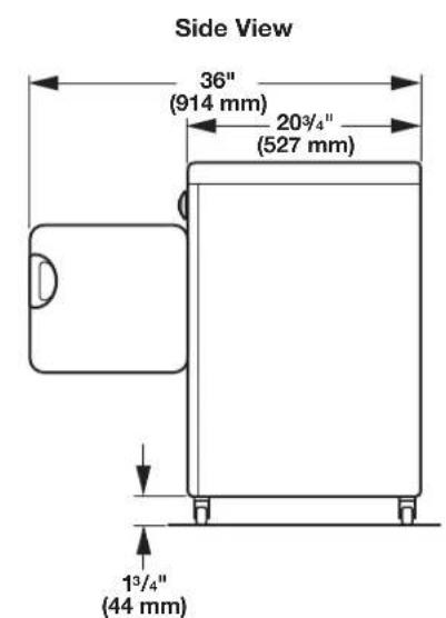 AMANA NEC3120FW - Installation Clearances - 2
