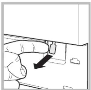 INDESIT PWDE 7125 W - Opening the porthole door manually - 2