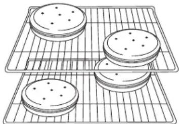 WHIRLPOOL YWFC310S0EW - Baking Layer Cakes on 2 Racks - 1