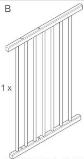 Geuther 2735 - Schwenk-Treppenschutzgitter Plus - 8