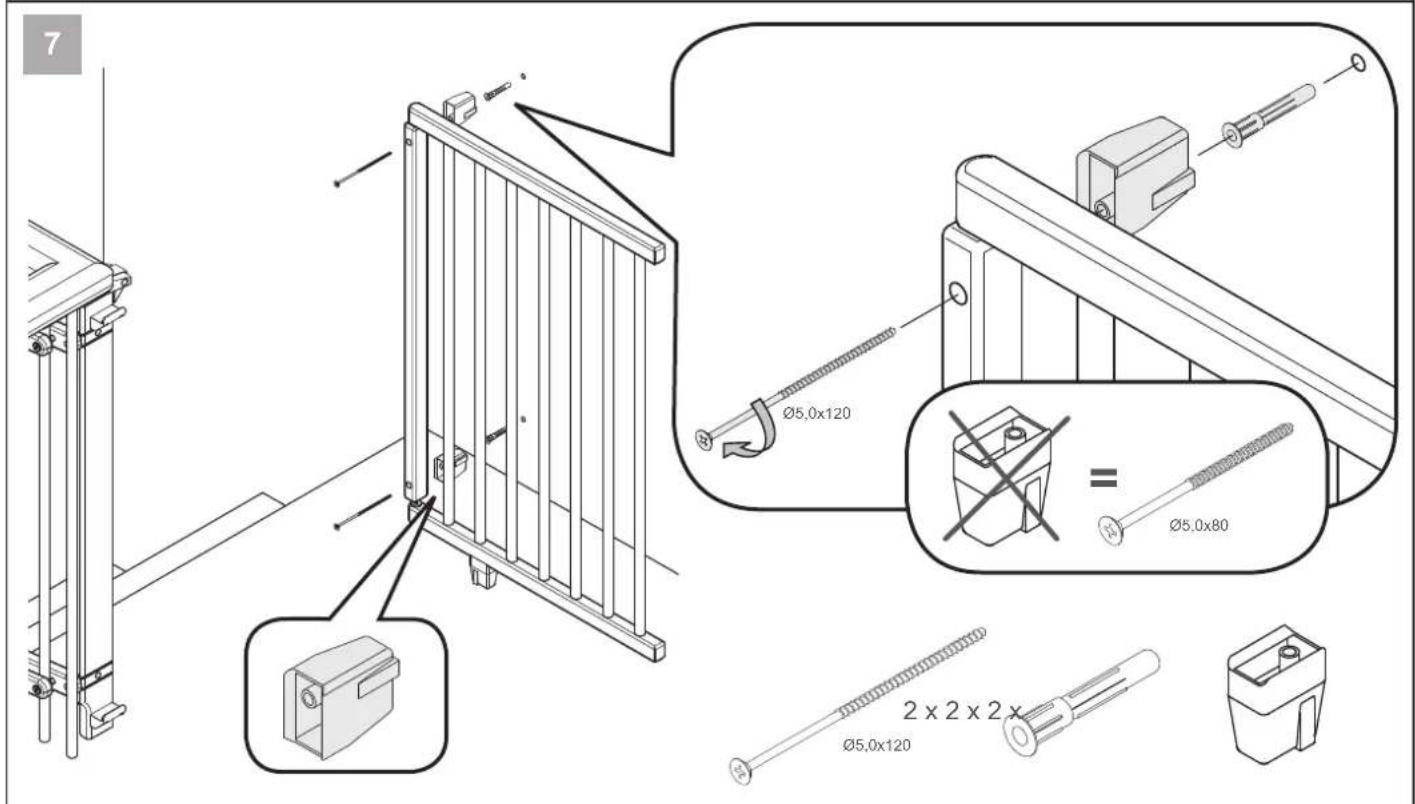 Geuther 2735 - Schwenk-Treppenschutzgitter Plus - 32