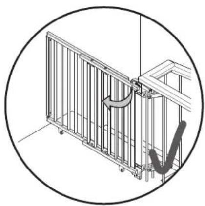 Geuther 2735 - Schwenk-Treppenschutzgitter Plus - 23
