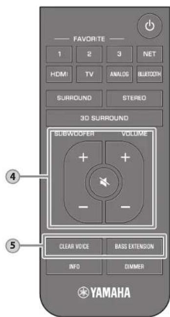 YAMAHA MusicCast BAR 400 - OPMERKING - 5