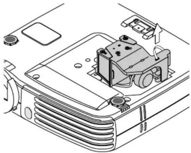 3M PX5 - Remove the lamp cartridge. - 2