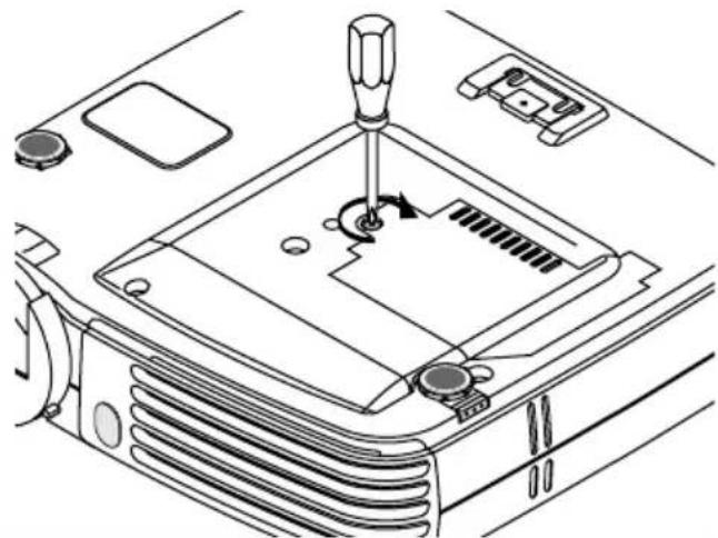 3M PX5 - Montez le couvercle du compartment de la lampe. - 2