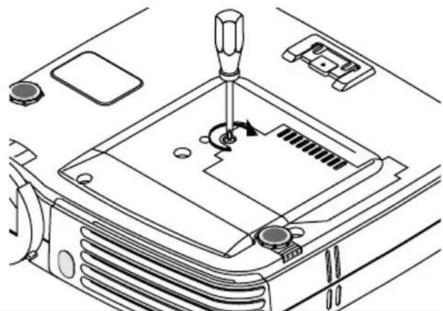 3M PX5 - Montieren Sie die Lampenabdeckung. - 2