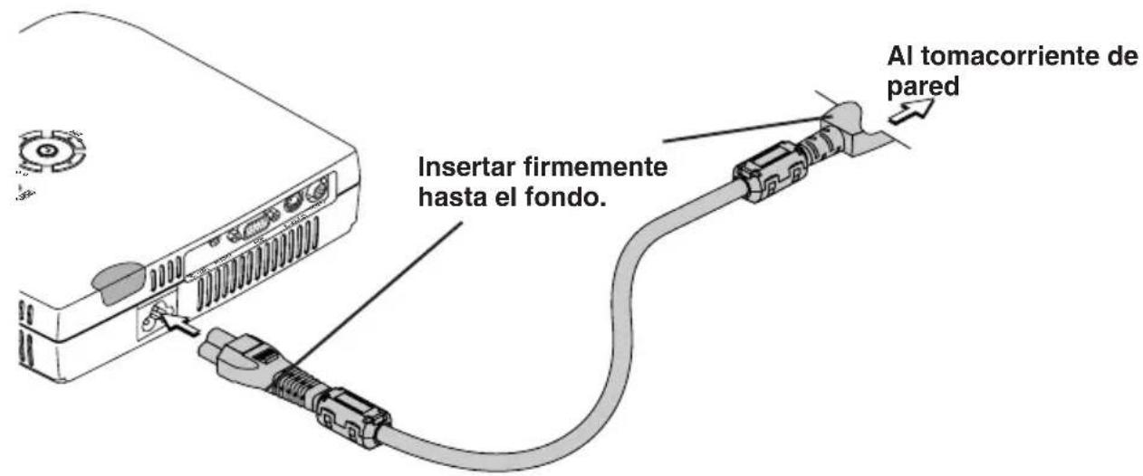 3M PX5 - Conecte el conductor de entrada de CA del projector al tomacorriente utilizing el cable de alimentacion incluido. - 1