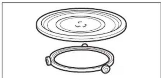 ELECTROLUX EMT25203C - Ensemble du plateau tournant - 2