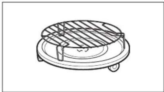 ELECTROLUX EMT25203C - Introducerea suportului gratarului - 1