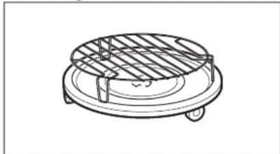 ELECTROLUX EMT25203C - Inserting the grill rack - 1