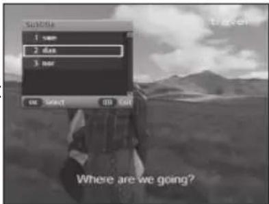 SAMSUNG DCBP850S - To change the subtitle language: - 1