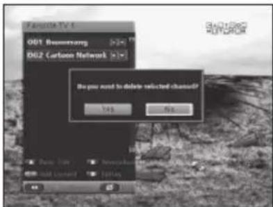 SAMSUNG DCBP850S - Remove Favorite channel - 3