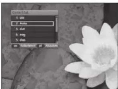 SAMSUNG DCBP850S - Hoe wijzigt u de taal van de ondtertiteling: - 1