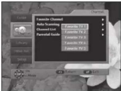 SAMSUNG DCBP850S - Remove Favorite channel - 2
