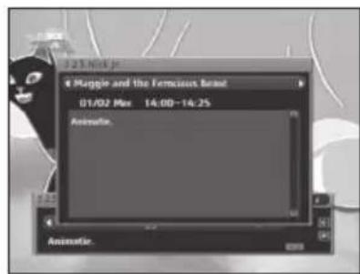 SAMSUNG DCBP850S - Informations détaillées sur les programmes - 1