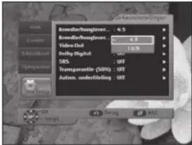 SAMSUNG DCBP850S - Breedte/hoogteverhouding - 1