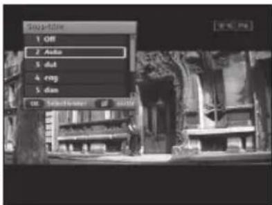 SAMSUNG DCBP850S - Pour changer la langue des sous-titres : - 1