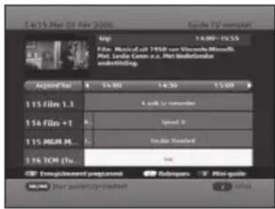 SAMSUNG DCBP850S - Guide Électronique des Programmes (GEP) - 1