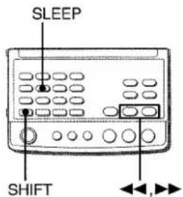 AIWA XRM88 - SETTING THE SLEEP TIMER - 1