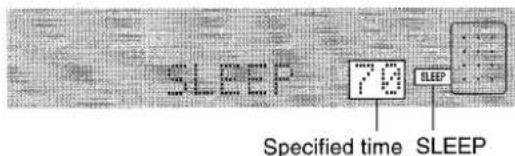 AIWA XRM88 - SETTING THE SLEEP TIMER - 2