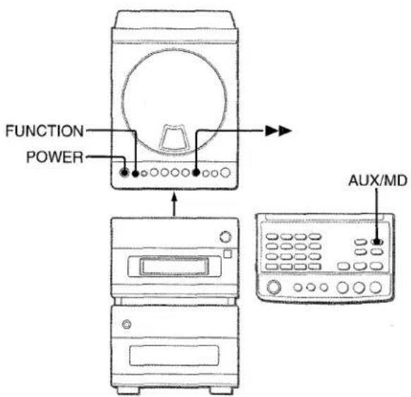 AIWA XRM88 - ÉCOUTE DE SOURCES EXTERIEURES - 1