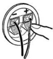 AIWA XRM88 - Connect the speaker cords to the speakers. - 1