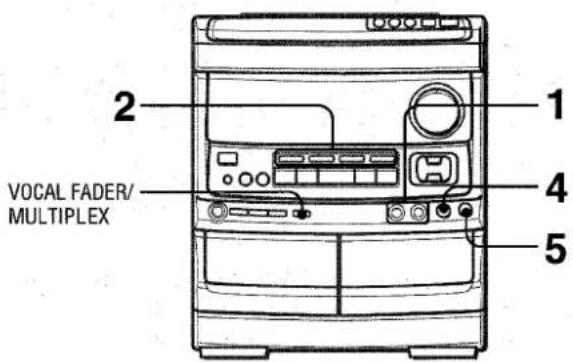 AIWA NSXV9000 - MICROPHONE MIXING - 1