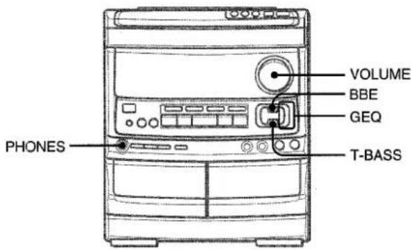 AIWA NSXV9000 - ADJUSTING THE SOUND - 1