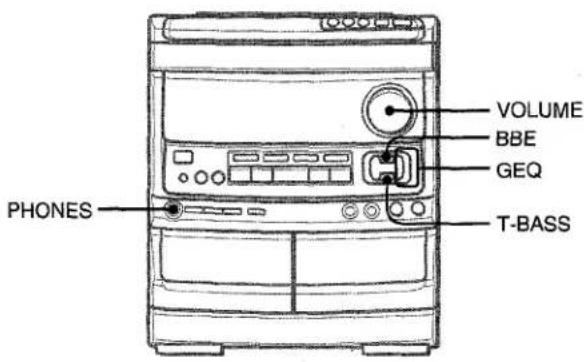 AIWA NSXV9000 - REGLAGE DU SON - 1