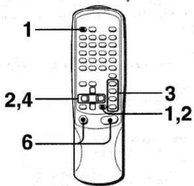 AIWA NSXV9000 - SETTING THE TIMER - 1
