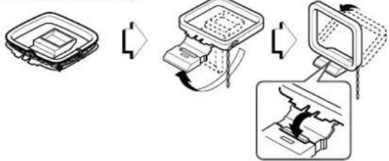 AIWA XHA1000 - To stand the AM antenna on a surface - 1