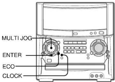 AIWA XHA1000 - AJUSTE DEL MODO DE AHORRO DE ENERGÍA - 1