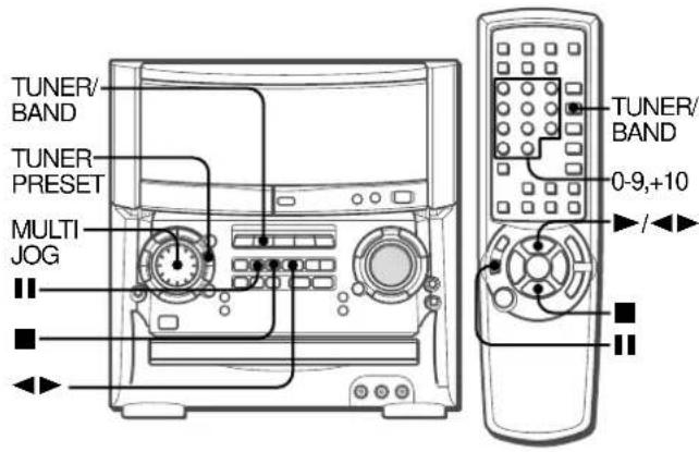AIWA XHA1000 - PRESET NUMBER TUNING - 1