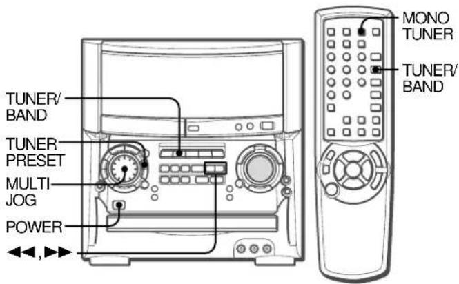 AIWA XHA1000 - SYNTONISATION MANUELLE - 1