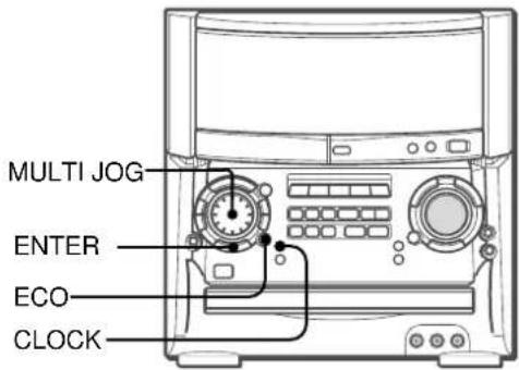 AIWA XHA1000 - SETTING POWER ECONOMIZING MODE - 1