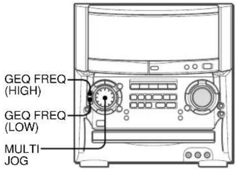 AIWA XHA1000 - AJUSTE MANUAL DE UNA CURVA DE ECUALIZACIÓN NUEVA - 1