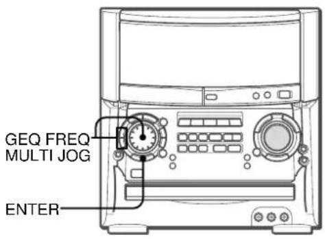 AIWA XHA1000 - MEMORSONISATION DE NOUVELLES COURBES D'EGALISATION - 1